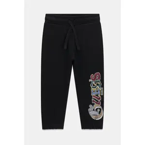 Baby boy's French terry jogging trousers Guess image-1