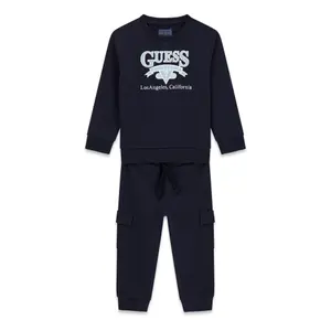Conjunto de blusa de mangas longas + calças para criança Guess image-0