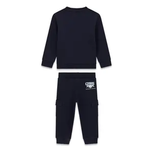 Conjunto de blusa de mangas longas + calças para criança Guess image-2