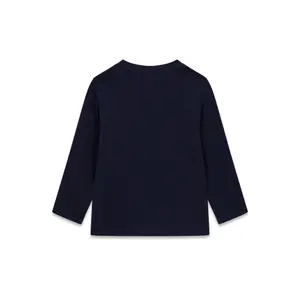 Long sleeve T-shirt with logo for baby boy Guess image-1