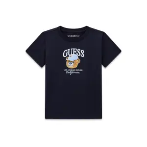 Bear Logo T-shirt Baby Boy Guess image-0