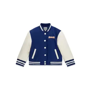 Satin- und PU-Bomberjacke für Baby Jungen Guess