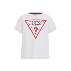 Baby boy triangle logo T-shirt Guess image-0