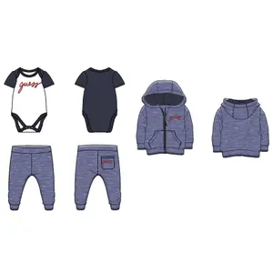 Ensemble t-shirt+pantalon bébé garçon Guess image-2
