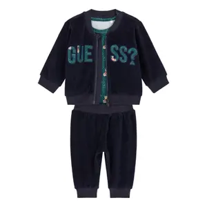 Baby Boy Long Sleeve Zip-Up Set Guess image-0