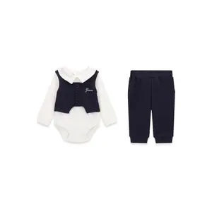 Top set with waistcoat + trousers baby boy Guess image-0