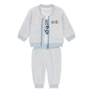Baby Boy Long Sleeve Zip-Up Set Guess image-0
