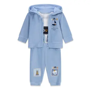 Baby Boy Zip-Up Hoodie Set Guess image-0