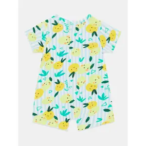 Short jersey jumpsuit baby boy Guess image-1