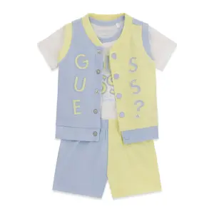 Baby boy jacket and bodysuit set Guess image-0