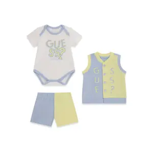 Baby boy jacket and bodysuit set Guess image-1