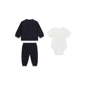 Ensemble sweatshirt, pantalon de jogging et body bébé garçon Guess image-2