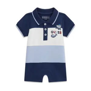 Combi-short bébé garçon Guess stripe image-0