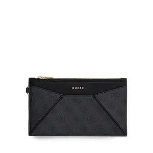 Flache Reißverschluss-Clutch für Frauen Guess