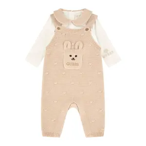 Baby girl bodysuit and knit set Guess image-1