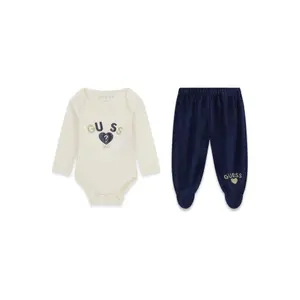 Baby Girl Chenille Top and Trousers Set Guess image-0