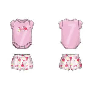 Baby girl swimsuit and shorts set Guess image-2