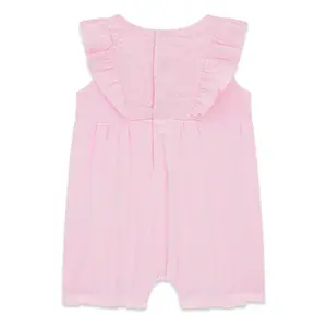 Macacão curto para bebé menina Guess Mixed Fabric image-1