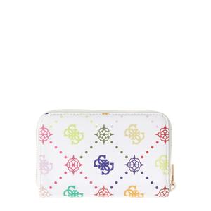Medium zip wallet for women Guess Emelie Logo image-1