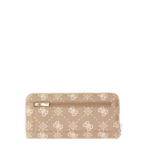 Large zip wallet for women Guess Emelie Logo image-1