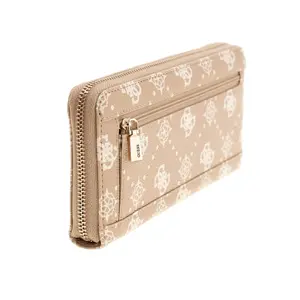 Large zip wallet for women Guess Emelie Logo image-2