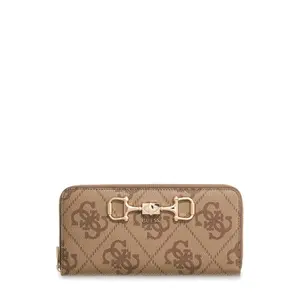 Carteira grande com zíper para mulher Guess Janie Logo image-0