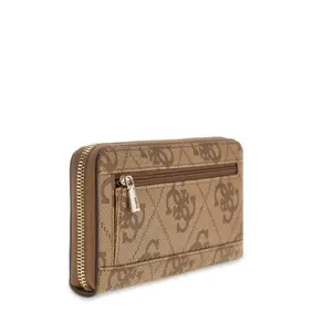 Carteira grande com zíper para mulher Guess Janie Logo image-1
