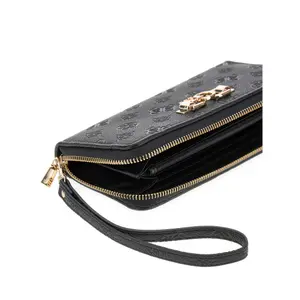 Kvinders stor lynlås tegnebog Guess Anise image-4