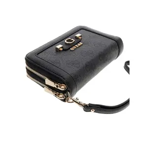 Double zip wallet for women Guess Lindsey image-3