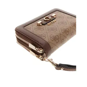 Double zip wallet for women Guess Lindsey image-3