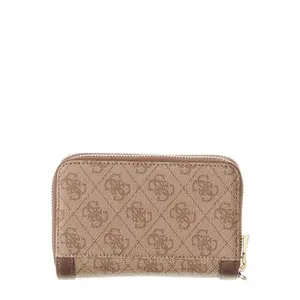 Double zip wallet for women Guess Lindsey image-1