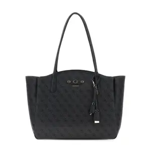 Kvinna med dragkedja tote bag Guess Lindsey