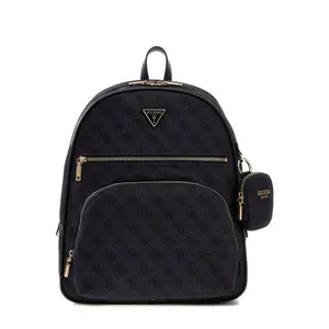 Women's Backpack with Removable Pouch Guess Adrian Logo image-0