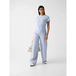 T-shirt com logo de triângulo para mulher Guess image-1