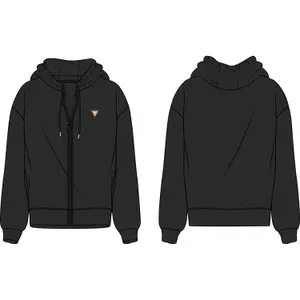 Hætte sweatshirt i neopren til kvinder Guess image-2