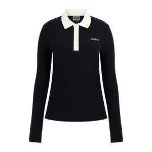 v5bp12-k1891-jblk-women-s-long-sleeved-polo-shirt-guess-fabia-jet-black-a996