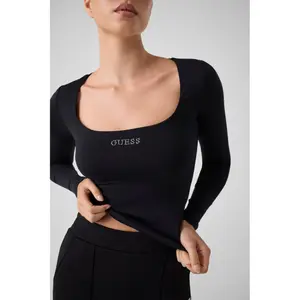 Long sleeve top for women Guess Lotus image-1