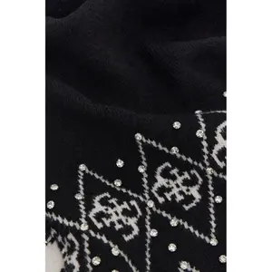Foulard in maglia jacquard donna Guess Lily 4G image-5