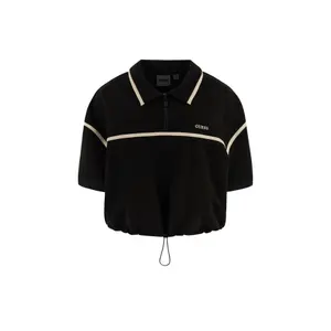 Women's half-zip crop polo Guess Jasmine image-0
