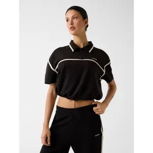Women's half-zip crop polo Guess Jasmine image-1