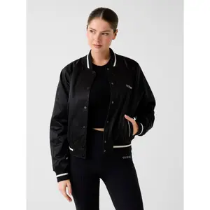 Kurtka bomber satynowa damska Guess image-1