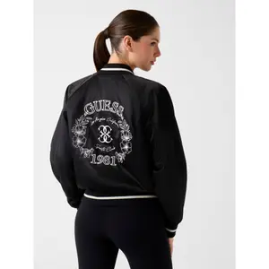 Kurtka bomber satynowa damska Guess image-2