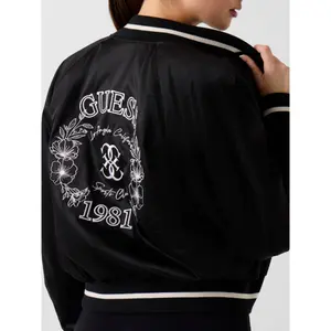 Kurtka bomber satynowa damska Guess image-4