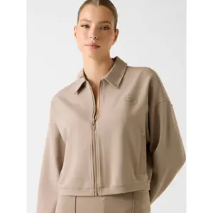 Women's cropped zip-up jacket Guess image-4