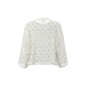 Women’s Jacquard T-Shirt Guess Rhombus Aop image-1