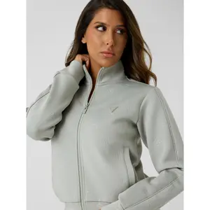 Women's full-zip sweatshirt Guess Calista 4G image-4