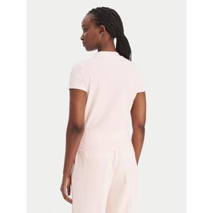 High-neck T-shirt with 4G logo for women Guess image-1