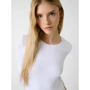 Embroidered logo bodysuit women Guess image-4
