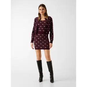 Cardigan en mélange de laine femme Guess Logo 4G image-2