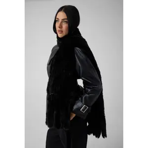 Synthetic Fur Scarf for Women Guess image-4